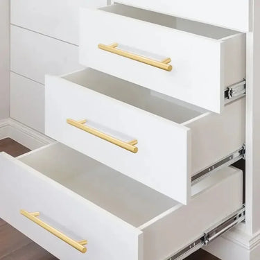 Arthritis-Friendly Stainless Steel Cabinet T-Bar Handles – Modern Kitchen & Furniture Pulls (6 Pack)